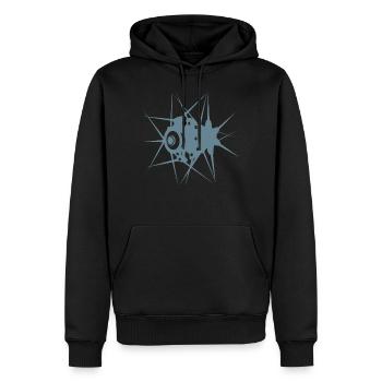 Spoke Bicycle Gift Bicycle Sport - Men’s Premium Organic Hoodie - black - Front - Nico (187cm)