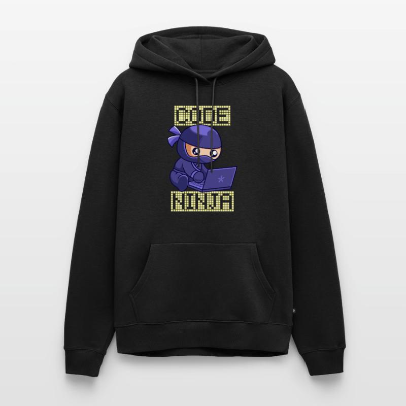 Code Ninja Coder Software Developer Programmer Men’s Premium Organic Hoodie