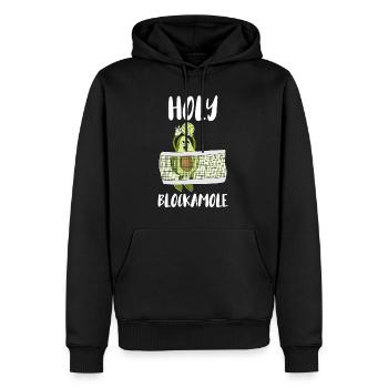 Holy Blockamole Volleyball Block Sport - Männer Premium Bio Hoodie - Schwarz - Vorne - Nico (187cm)