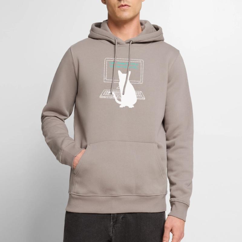 Katzenbesitzer Programmierer Coder Informatiker Männer Premium Bio Hoodie
