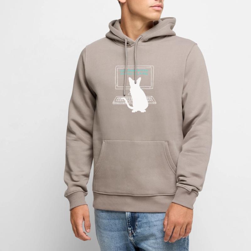 Katzenbesitzer Programmierer Coder Informatiker Männer Premium Bio Hoodie