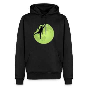 Kletter Boulder Sport Kletterhalle Boulderhalle - Männer Premium Bio Hoodie - Schwarz - Vorne - Nico (187cm)