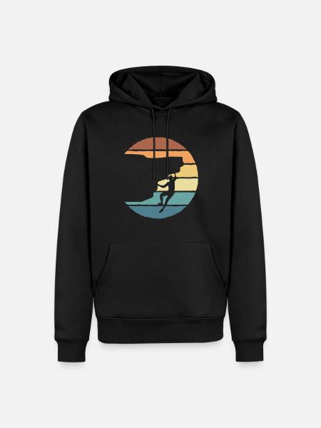 Escalade Boulder Escalade - Sweat à capuche Premium bio Homme - noir
