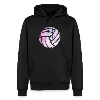 Volleyball Vollelyballer Volleyballerin - Männer Premium Bio Hoodie - Schwarz - Vorne - Nico (187cm)