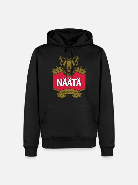 Näätä T-paita - Men’s Premium Organic Hoodie - black