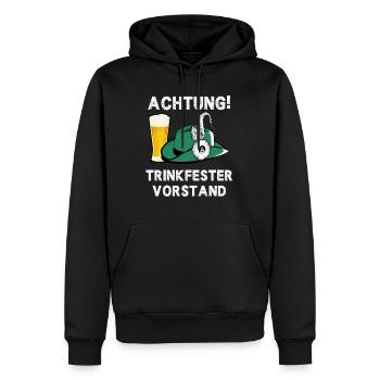 Schützenfest Spruch Schützenverein Vorstand - Männer Premium Bio Hoodie - Schwarz - Vorne - Nico (187cm)