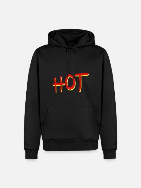 Hot - Men’s Premium Organic Hoodie - black