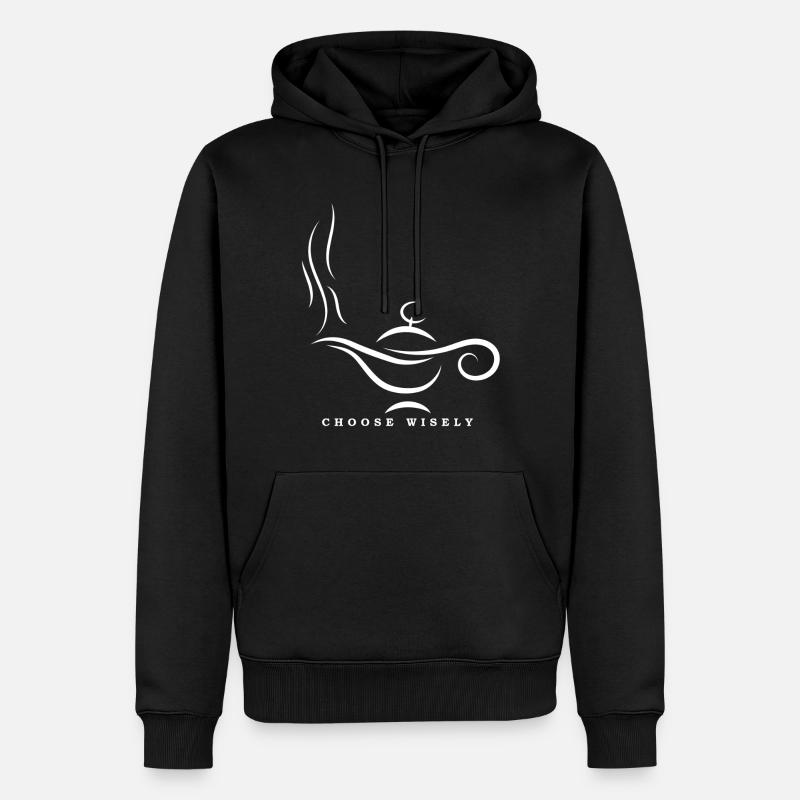 Magische Lampe - Männer Premium Bio Hoodie - Schwarz