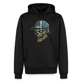 Monster Monster Demon Devil Vampire Guhl Zombie - Men’s Premium Organic Hoodie - black - Front - Nico (187cm)