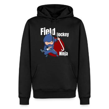 Goalkeeper Scoring Defender Player Field Hockey Ni - Männer Premium Bio Hoodie - Schwarz - Vorne - Nico (187cm)