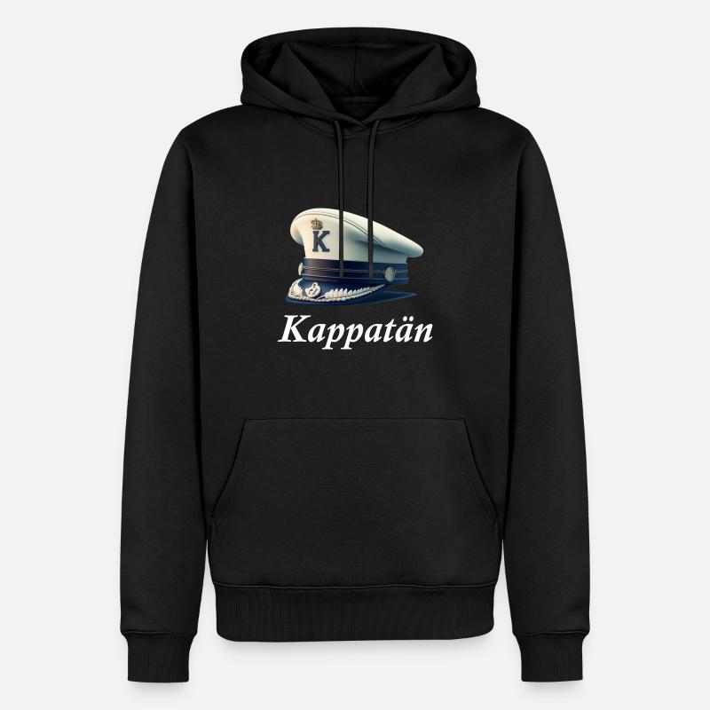 Kappatän Meme Kappa Wortwitz - Männer Premium Bio Hoodie - Schwarz
