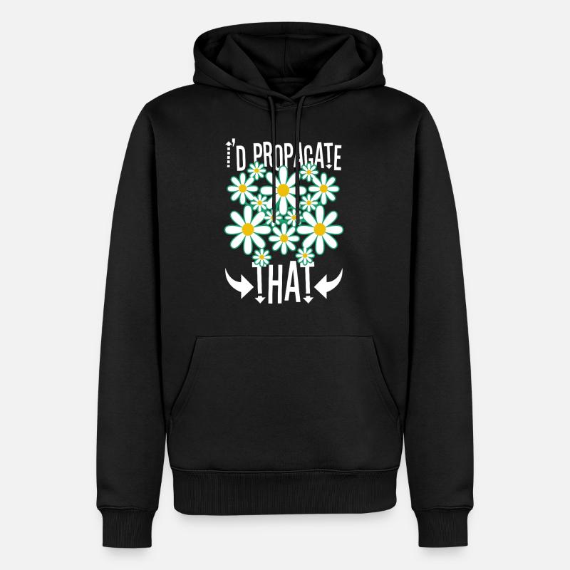 Je propagerais ça - Sweat à capuche Premium bio Homme - noir