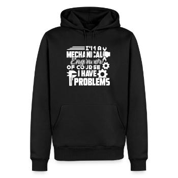 Mechanical Engineer I Have Problems - Men’s Premium Organic Hoodie - black - Front - Nico (187cm)