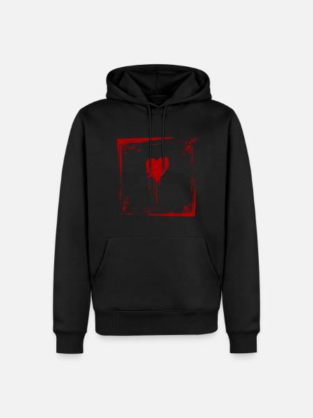 Love - Men’s Premium Organic Hoodie - black