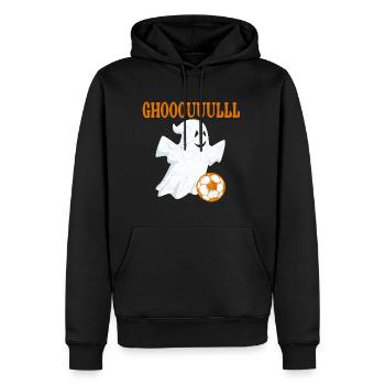 Geisterfußball Halloween - Männer Premium Bio Hoodie - Schwarz - Vorne - Nico (187cm)