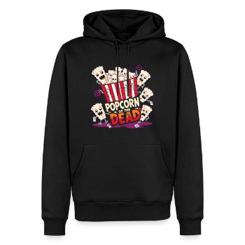 Funny horror design for moviegoers - Men’s Premium Organic Hoodie - black - Front - Nico (187cm)