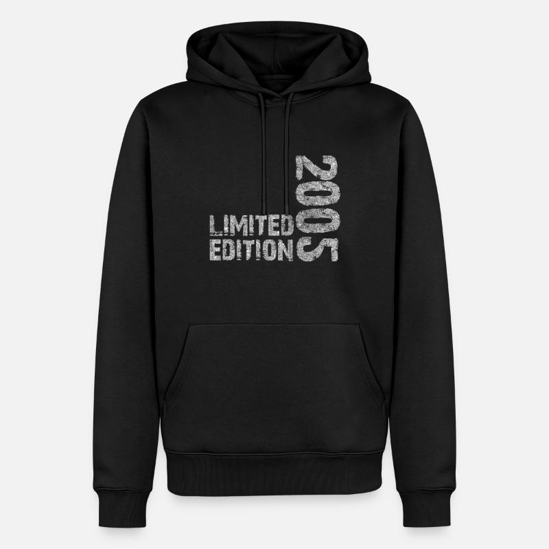 Édition limitée 2005 - Sweat à capuche Premium bio Homme - noir