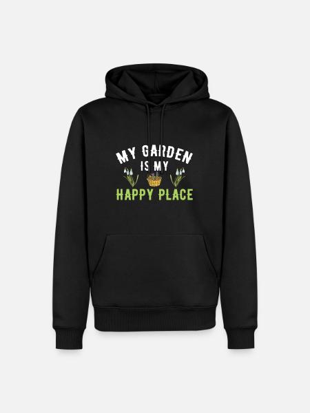 My Garden - Men’s Premium Organic Hoodie - black