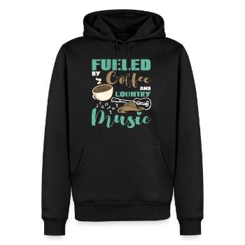 Countrymusic Western USA America Band Cadeau - Sweat à capuche Premium bio Homme - noir - Devant - Nico (187cm)