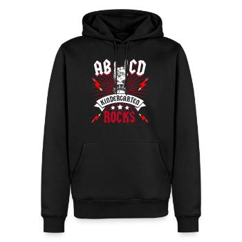 Kindergarten Rocks Rocker Rock Kindergartenkind - Männer Premium Bio Hoodie - Schwarz - Vorne - Nico (187cm)