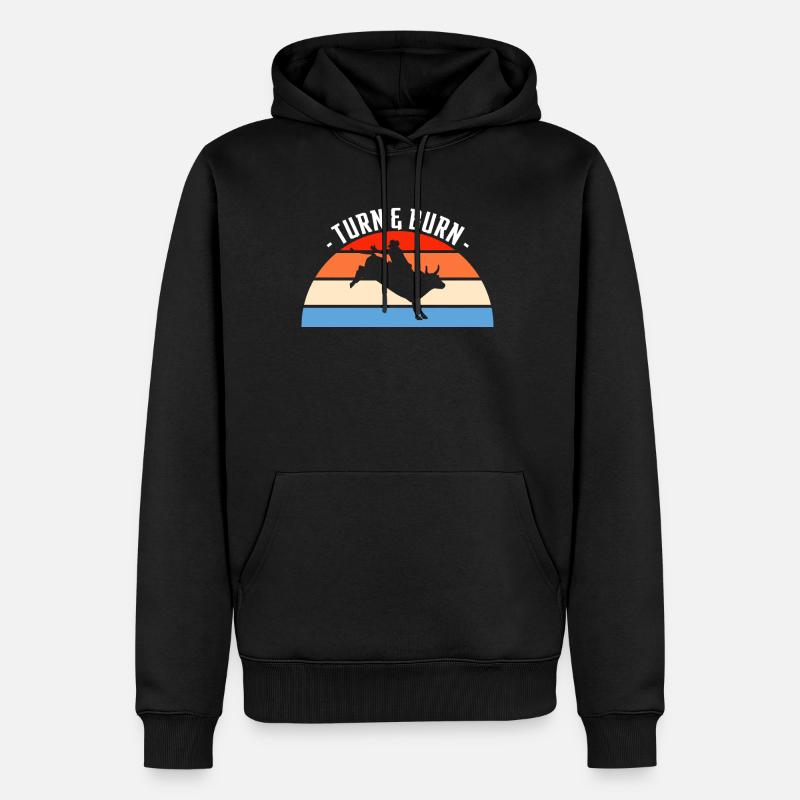 Turn & Burn Rodeo Cadeau - Sweat à capuche Premium bio Homme - noir