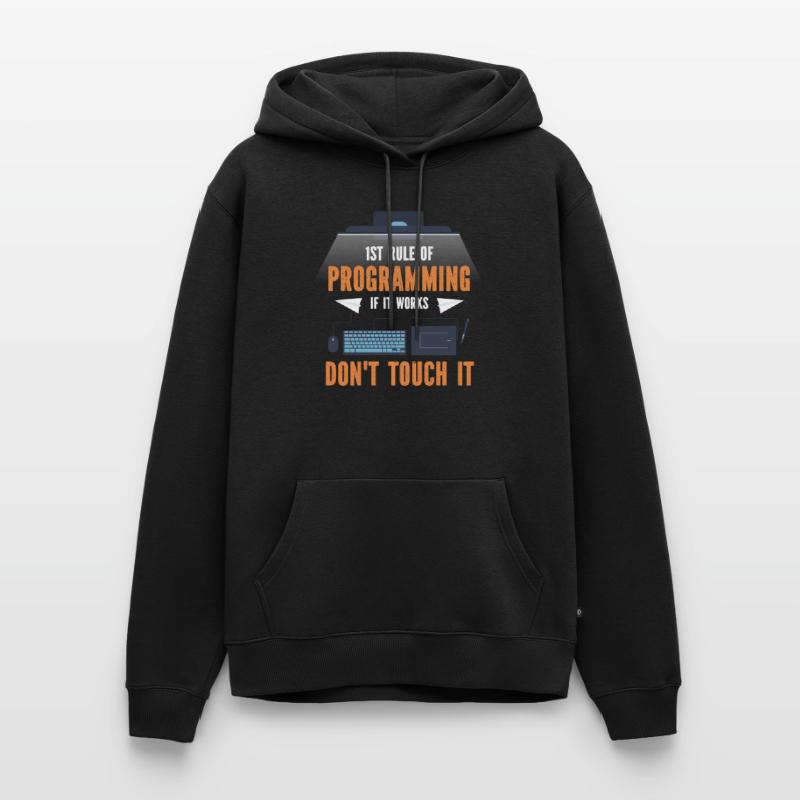 Programmer Programming Code Computer Men’s Premium Organic Hoodie