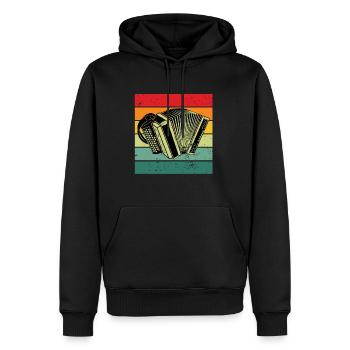 Akkordeon Akkordeonspieler Geschenk Akkordeonist - Männer Premium Bio Hoodie - Schwarz - Vorne - Nico (187cm)