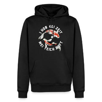 Koi Karpfen Yugoi Fische Koizüchter Garten Teich - Männer Premium Bio Hoodie - Schwarz - Vorne - Nico (187cm)
