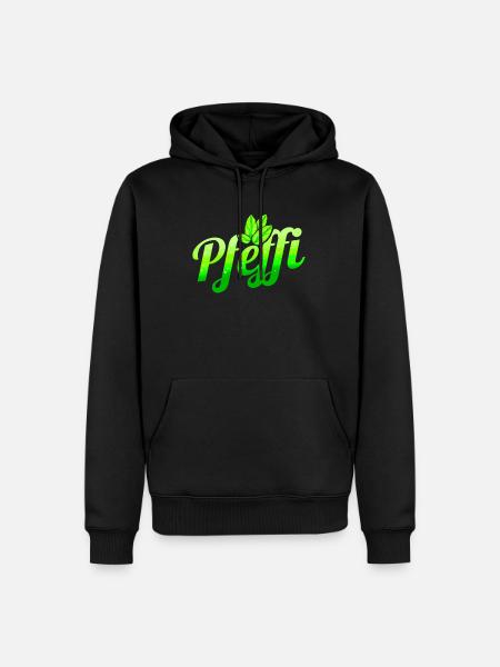 Peppermint Liqueur L - Men’s Premium Organic Hoodie - black