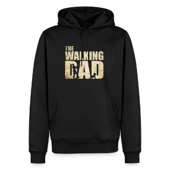 The Walking Dad Father's Day Men - Men’s Premium Organic Hoodie - black - Front - Nico (187cm)