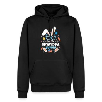 Im The Grandpa Rabbit Easter Rabbit Ear Sunglass - Männer Premium Bio Hoodie - Schwarz - Vorne - Nico (187cm)