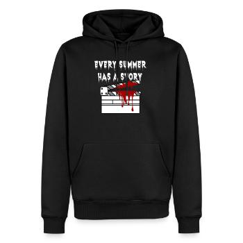 Every Summer Has A Story A Summertime Horror Spook - Men’s Premium Organic Hoodie - black - Front - Nico (187cm)