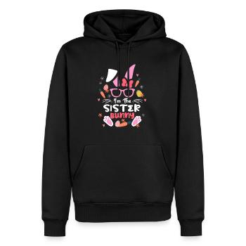 Im The Sister Rabbit Easter Rabbit Ear Sunglass - Männer Premium Bio Hoodie - Schwarz - Vorne - Nico (187cm)