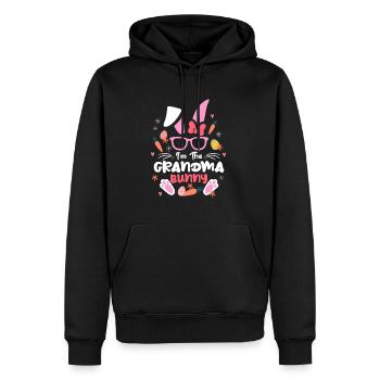 Im The Grandma Rabbit Easter Rabbit Ear Sunglass - Männer Premium Bio Hoodie - Schwarz - Vorne - Nico (187cm)