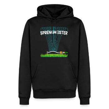 Sprengmeister Garten Schrebergärtner Hobbygärtner - Männer Premium Bio Hoodie - Schwarz - Vorne - Nico (187cm)