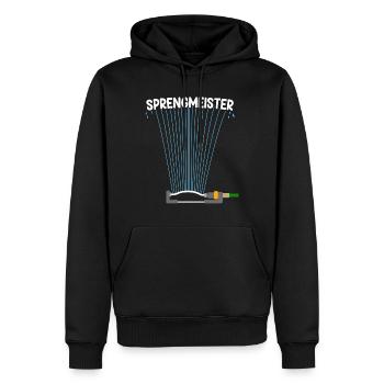 Sprengmeister Garten Schrebergärtner Hobbygärtner - Männer Premium Bio Hoodie - Schwarz - Vorne - Nico (187cm)