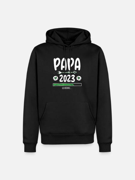 Papa 2023 Loading - Men’s Premium Organic Hoodie - black