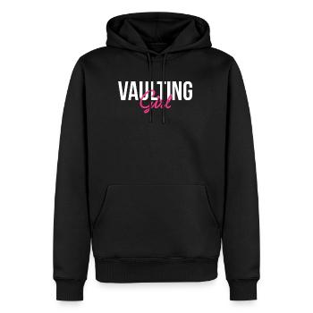 Vaulting Girl Shirt Geschenk Voltagieren - Männer Premium Bio Hoodie - Schwarz - Vorne - Nico (187cm)