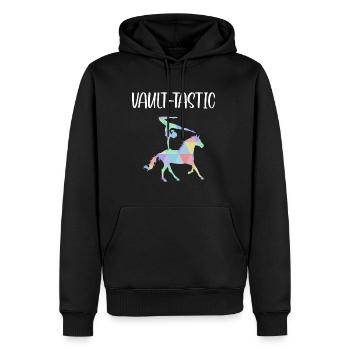 Vault-Tastic Horse Vaulting Voltagieren Chemise - Sweat à capuche Premium bio Homme - noir - Devant - Nico (187cm)