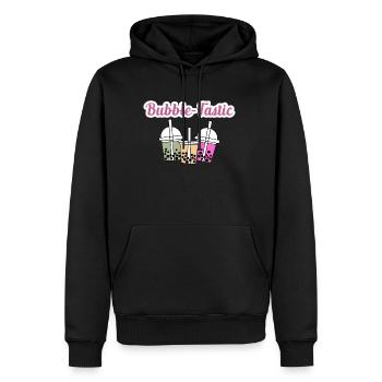 Bubble-Tastic Shirt Boba Gift - Men’s Premium Organic Hoodie - black - Front - Nico (187cm)