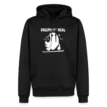 Creep It Real Spirit sur la chemise de snowboard - Sweat à capuche Premium bio Homme - noir - Devant - Nico (187cm)