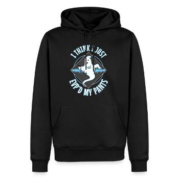 Je pense que je viens de faire un vice-président exécutif de mon pantalon - Sweat à capuche Premium bio Homme - noir - Devant - Nico (187cm)