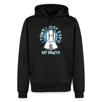 Je pense que je viens de faire un vice-président exécutif de mon pantalon - Sweat à capuche Premium bio Homme - noir - Devant - Nico (187cm)