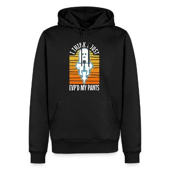 Je pense que je viens de faire un vice-président exécutif de mon pantalon - Sweat à capuche Premium bio Homme - noir - Devant - Nico (187cm)