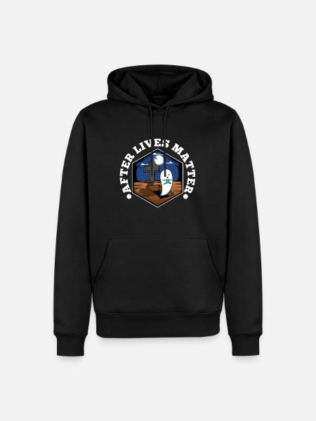 After Lives Matter - Men’s Premium Organic Hoodie - black