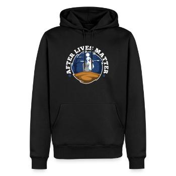 After Lives Matter - Männer Premium Bio Hoodie - Schwarz - Vorne - Nico (187cm)