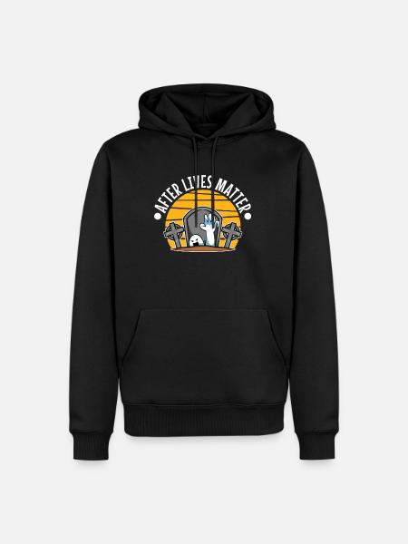 After Lives Matter - Men’s Premium Organic Hoodie - black