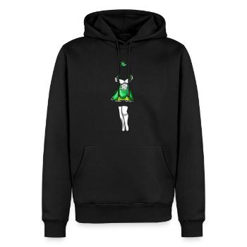 Womans Dress For St. Patricks Day - Männer Premium Bio Hoodie - Schwarz - Vorne - Nico (187cm)