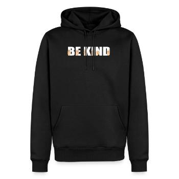Être enfant sourd Sourd Cadeau de chemise - Sweat à capuche Premium bio Homme - noir - Devant - Nico (187cm)