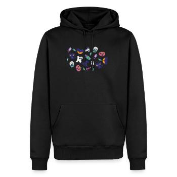 Halloween Core Aesthetic Shirt Geschenk - Männer Premium Bio Hoodie - Schwarz - Vorne - Nico (187cm)